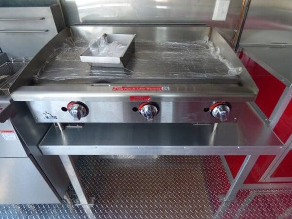 8.5' x 16' Concession Trailer Red Food With Appliances - Image 16