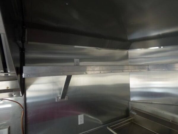 8.5' x 16' Concession Trailer Red Food With Appliances - Image 11