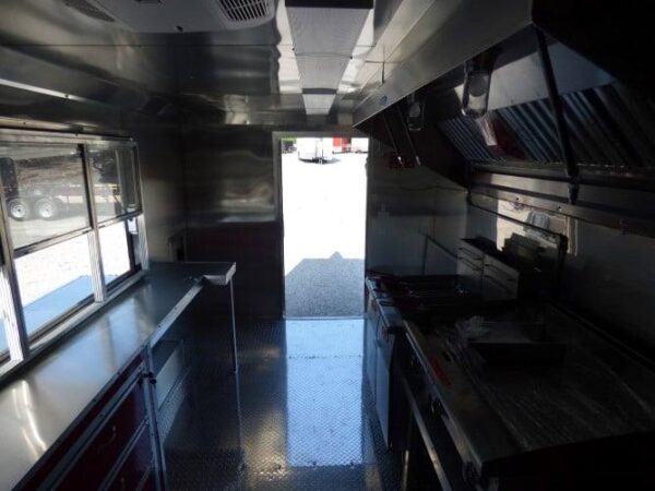 8.5' x 16' Concession Trailer Red Food With Appliances - Image 31