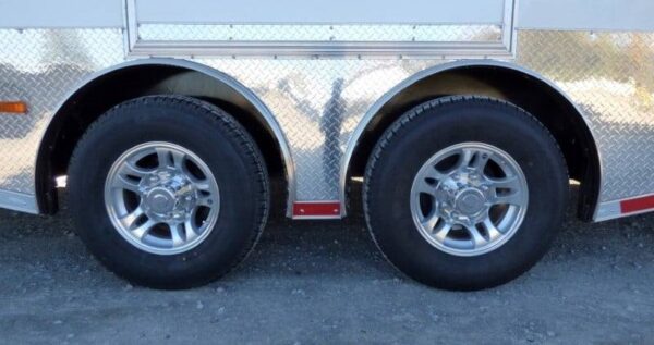 8.5x28 White Enclosed Motorcycle, Car & Event Trailer Hauler - Image 16