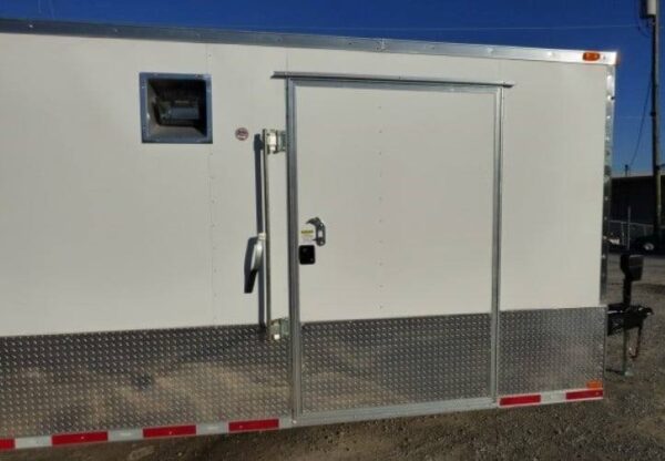 8.5x28 White Enclosed Motorcycle, Car & Event Trailer Hauler - Image 13