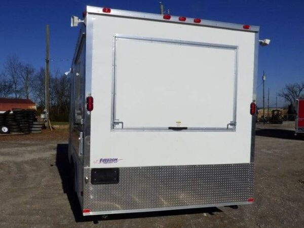 8.5' x 16' Concession Food Trailer White Event Catering - Image 37