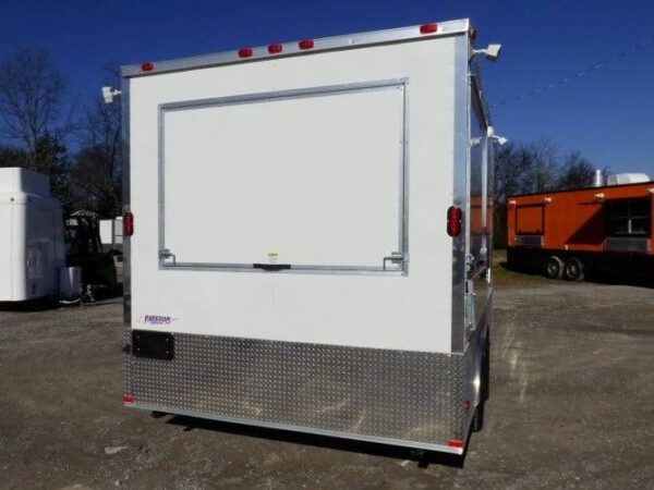 8.5' x 16' Concession Food Trailer White Event Catering - Image 43