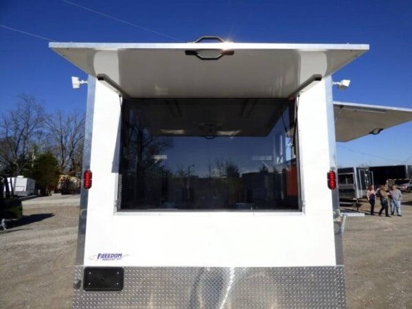 8.5' x 16' Concession Food Trailer White Event Catering - Image 22