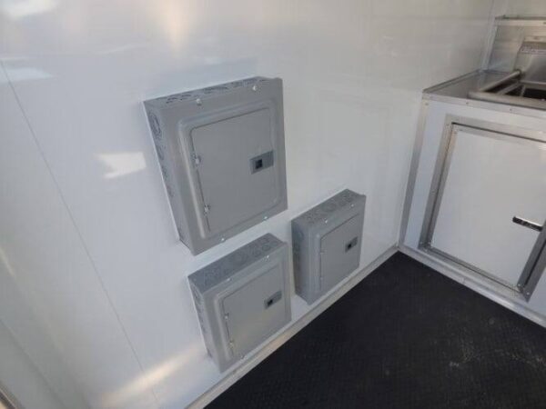 8.5' x 16' Concession Food Trailer White Event Catering - Image 4