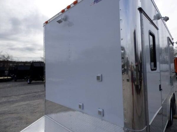 8.5' x 16' Concession Food Trailer White Event Catering - Image 23
