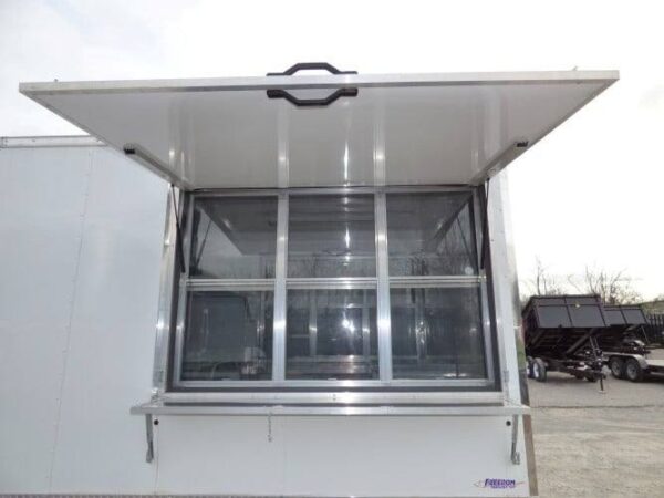 8.5' x 16' Concession Food Trailer White Event Catering - Image 65