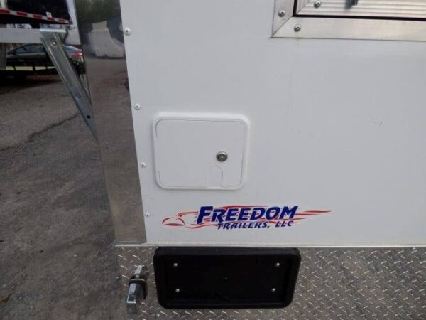 8.5' x 16' Concession Food Trailer White Event Catering - Image 3