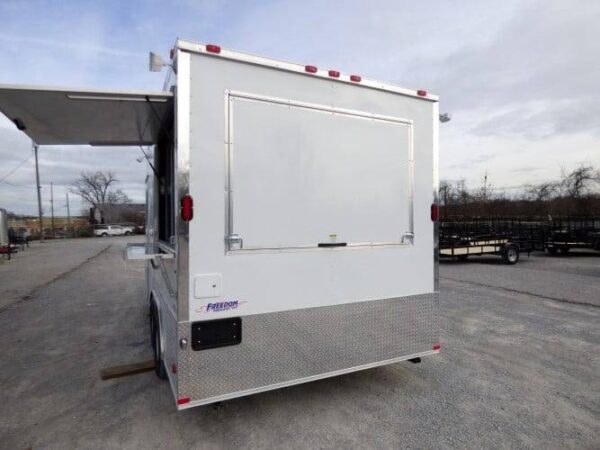 8.5' x 16' Concession Food Trailer White Event Catering - Image 31