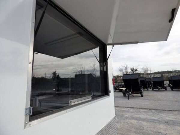 8.5' x 16' Concession Food Trailer White Event Catering - Image 5