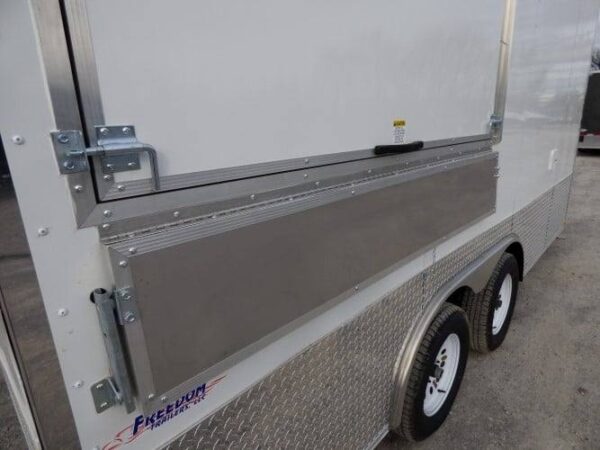 8.5' x 16' Concession Food Trailer White Event Catering - Image 59