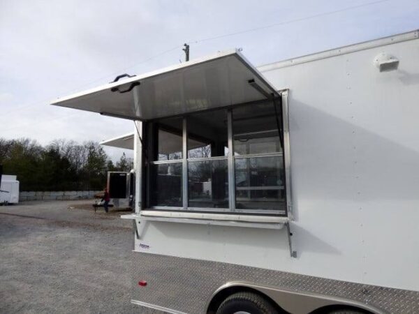 8.5' x 16' Concession Food Trailer White Event Catering - Image 19