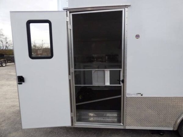 8.5' x 16' Concession Food Trailer White Event Catering - Image 45