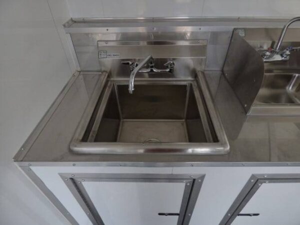 8.5' x 16' Concession Food Trailer White Event Catering - Image 71