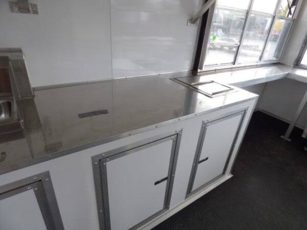 8.5' x 16' Concession Food Trailer White Event Catering - Image 44
