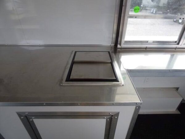 8.5' x 16' Concession Food Trailer White Event Catering - Image 34