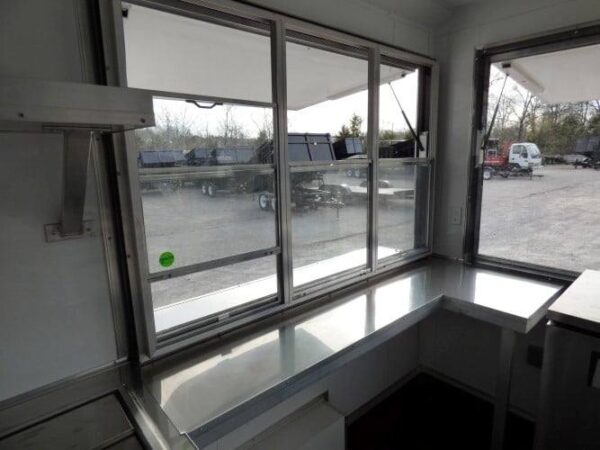 8.5' x 16' Concession Food Trailer White Event Catering - Image 73
