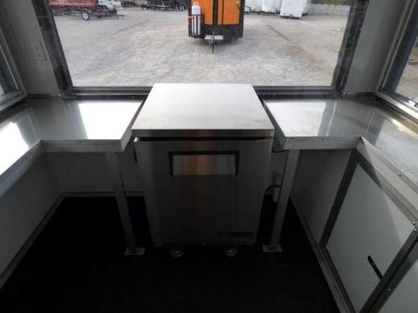 8.5' x 16' Concession Food Trailer White Event Catering - Image 55