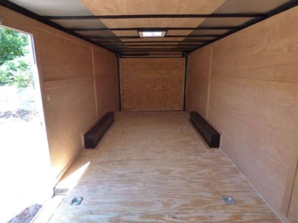 Enclosed Trailer 8.5 x 18' Red & Black - Car Hauler Storage - Image 9