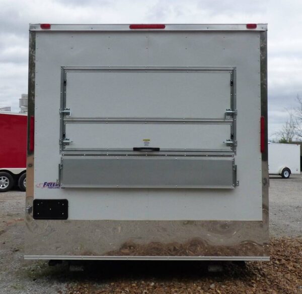 8.5' x 16' Concession Food Trailer White Event Catering - Image 3