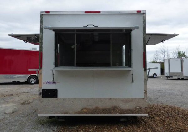 8.5' x 16' Concession Food Trailer White Event Catering - Image 2