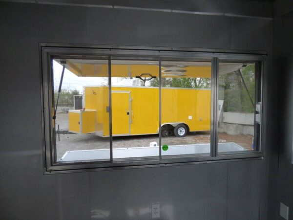 8.5' x 16' Concession Food Trailer White Event Catering - Image 25