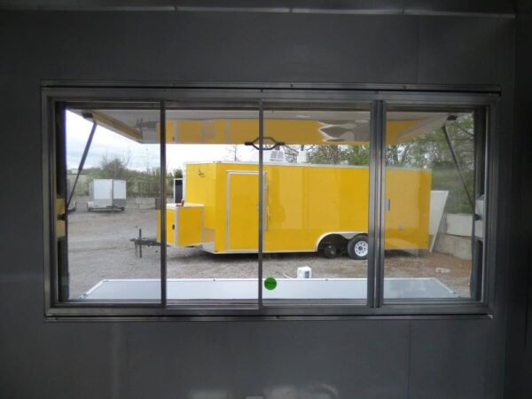 8.5' x 16' Concession Food Trailer White Event Catering - Image 21