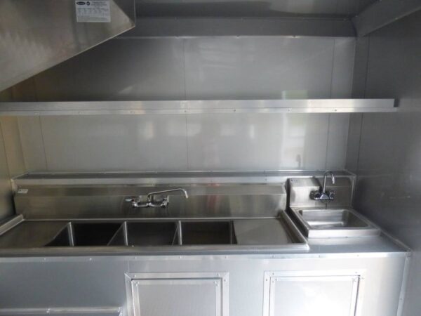 8.5' x 16' Concession Food Trailer White Event Catering - Image 8