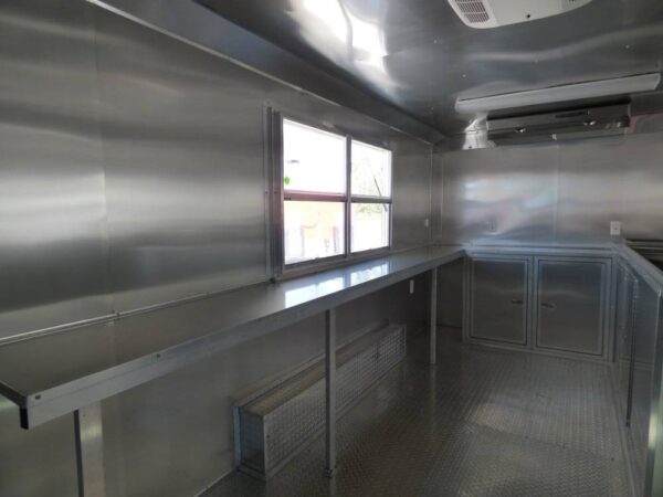 8.5' x 16' Concession Trailer Indigo Blue Food Event Catering - Image 12