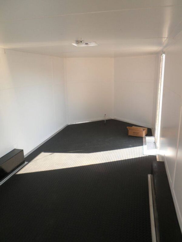 Enclosed Trailer 8.5' X 18' White - Car ATV Bike Hauler - 3500 lb Axles Storage - Image 8