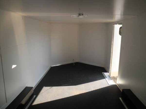 Enclosed Trailer 8.5' X 18' White - Car ATV Bike Hauler - 3500 lb Axles Storage - Image 7