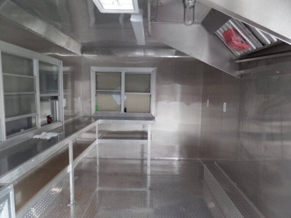 8.5' x 16' Food Concession Trailer Indigo Blue - Image 26