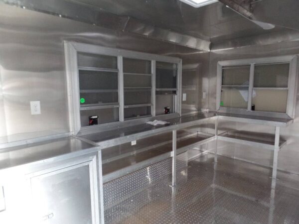 8.5' x 16' Food Concession Trailer Indigo Blue - Image 22