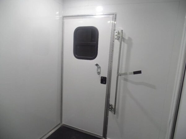 Enclosed 8.5x36' Custom Indigo Blue Goose-Neck Trailer Storage - Image 14