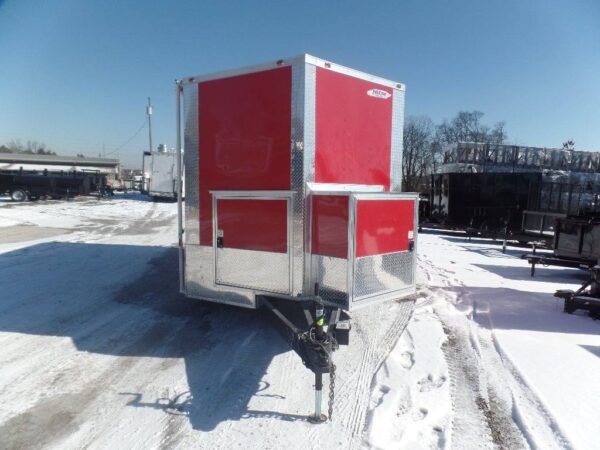 8.5' x 16' Concession Trailer Red Food Catering Event - Image 27