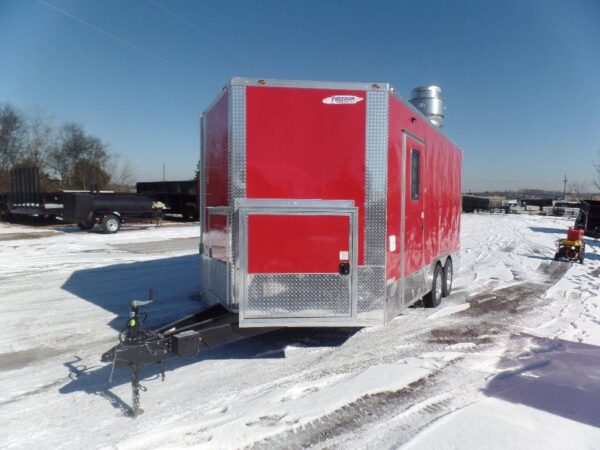 8.5' x 16' Concession Trailer Red Food Catering Event - Image 20