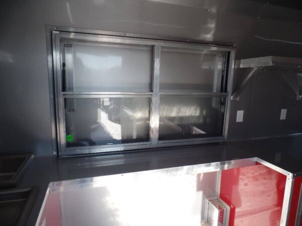 8.5' x 16' Concession Trailer Red Food Catering Event - Image 4