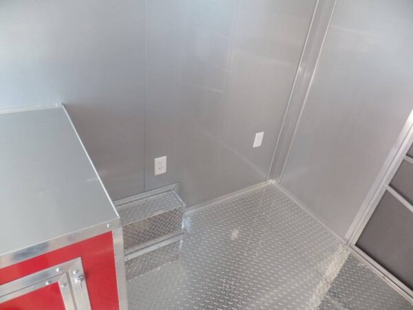 8.5' x 16' Concession Trailer Red Food Catering Event - Image 15