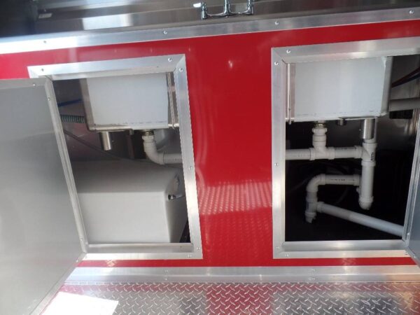 8.5' x 16' Concession Trailer Red Food Catering Event - Image 24