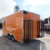 8.5' x 16' Orange Concession Food Trailer - Image 24