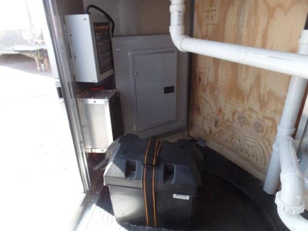 8.5' x 16' Orange Concession Food Trailer - Image 8
