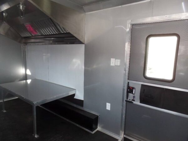 8.5' x 16' Orange Concession Food Trailer - Image 15