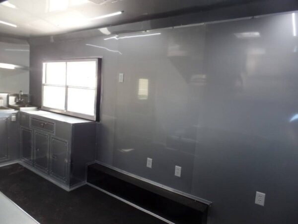 8.5' x 16' Orange Concession Food Trailer - Image 22