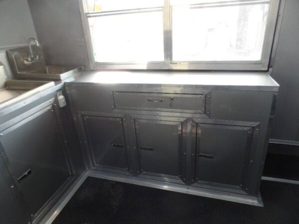 8.5' x 16' Orange Concession Food Trailer - Image 16