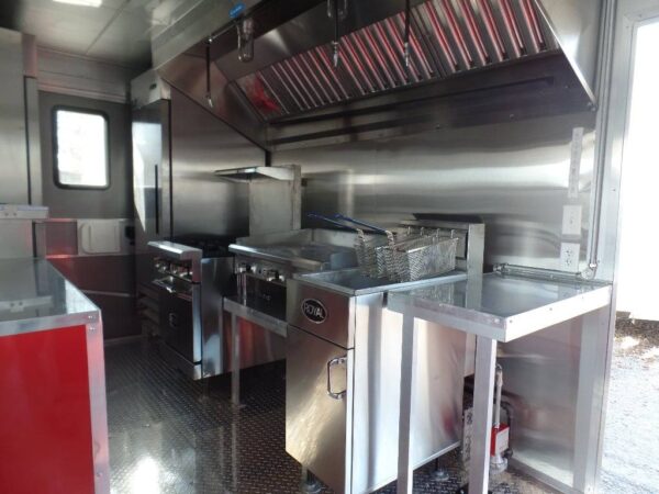 8.5' x 16' Concession Food Victory Red Trailer With Appliances - Image 5