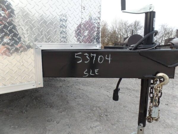 Enclosed 8.5x28 Med. Charcoal Equipment Trailer Storage - Image 5
