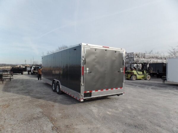 Enclosed 8.5x28 Med. Charcoal Equipment Trailer Storage - Image 3