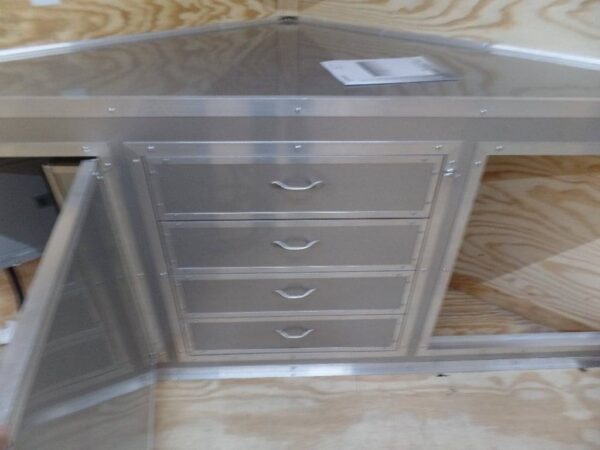Enclosed 8.5x28 Med. Charcoal Equipment Trailer Storage - Image 4
