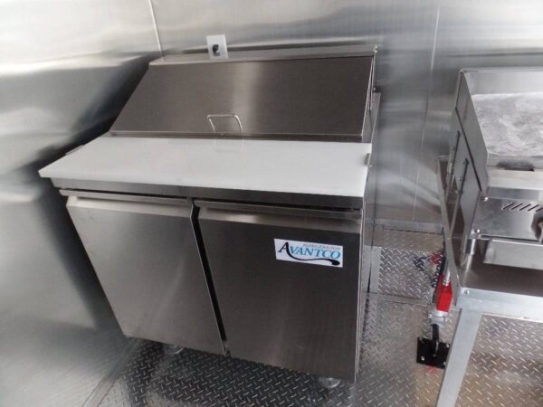 8.5' x 16' Concession Food Trailer White With Appliances - Image 16