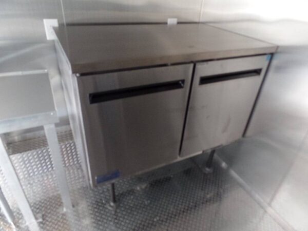 8.5' x 16' Concession Food Trailer White With Appliances - Image 11